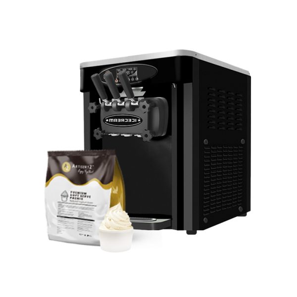 Premium Soft Serve Premix Bundle (Free Soft Serve Machine)